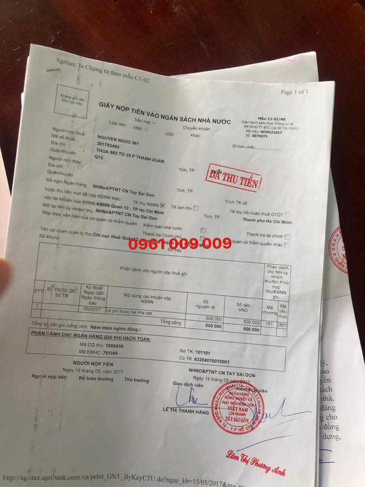 đất sổ riêng giá rẽ quận 12