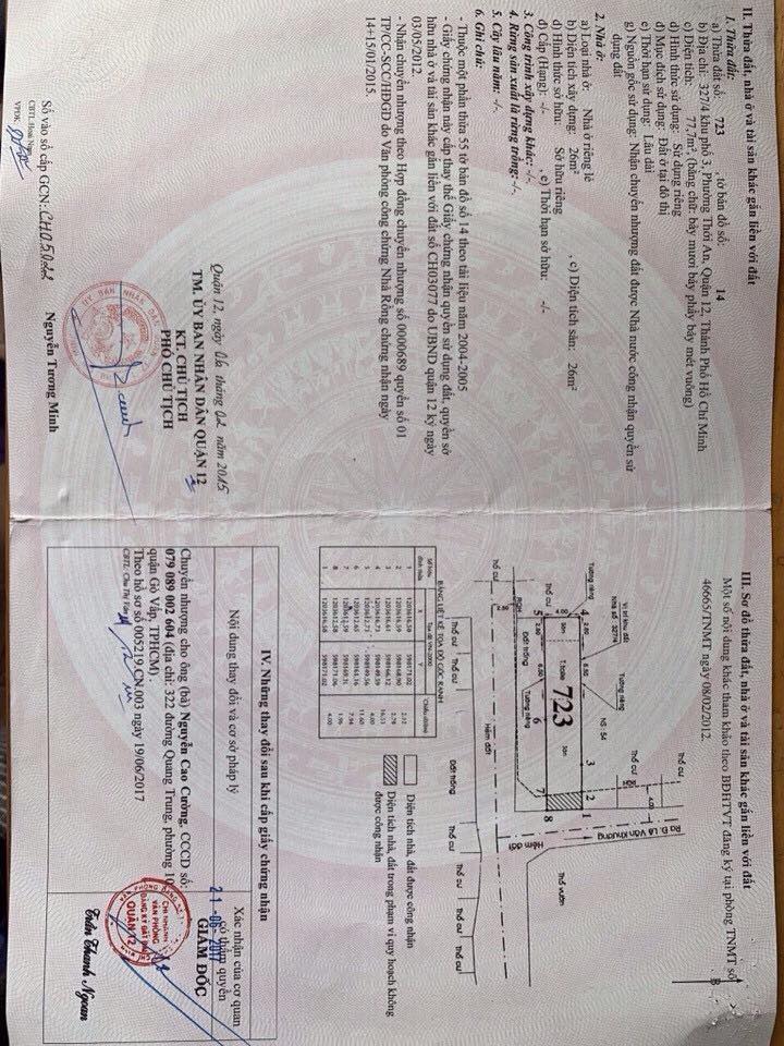 nhà bán quận 12